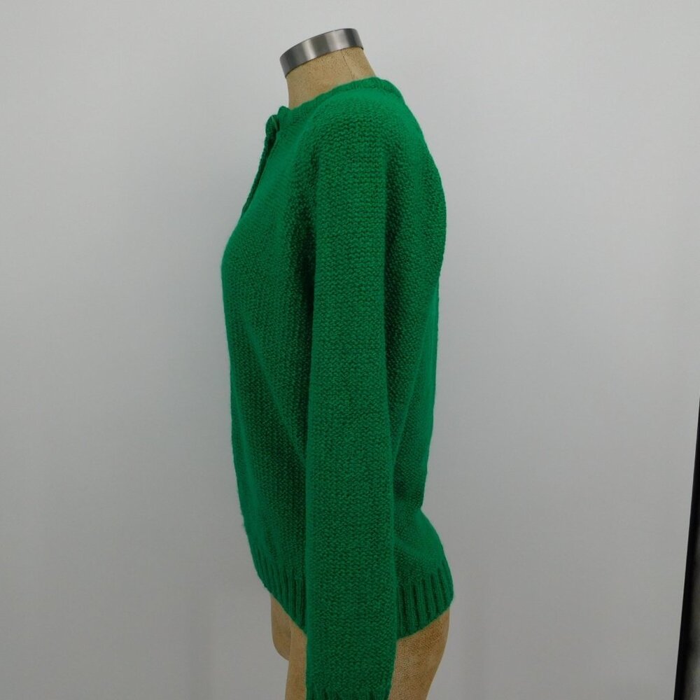 Gotham Vintage Women Green Pullover Knitted Long Sleeve Sweater Size M New Tags - Picture 2 of 8